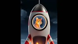 Boone the Cat Rides a Rocket! 🚀 Funny Space Adventure for Toddlers