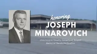 Joseph Minarovich Memorial Bench Dedication