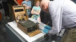 1943 working 4-rotor Enigma machine, including views of the inside