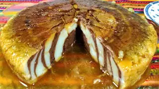 Mi abuela hacia este postre con poco dinero y sin horno