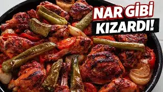 FIRINDA SEBZELİ TAVUK TARİFİ | NAR GİBİ KIZARDI 🔥🔥