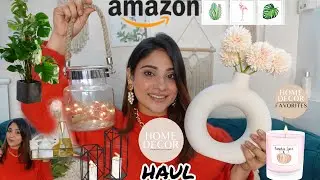 Amazon Huge Home decor haul ||  best c lamps, vas, Led lip. shystyles