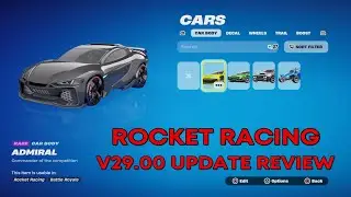 ROCKET RACING UPDATE V29.00 REVIEW! SPEED RUN GLOBAL LEADERBOARDS, DOMINUS GT, ADMIRAL & BUG FIXES