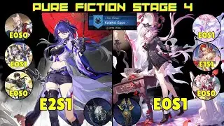 【SHOWCASE】Acheron dan Evernight Pure Fiction Stage 4 Koleksi Epos - Honkai Star Rail