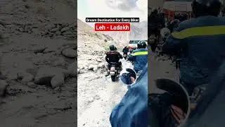 Beautiful लेह लद्दाख ❤️ | How To Plan Ladakh Bike Trip #travelshorts #ladakh #viralshorts