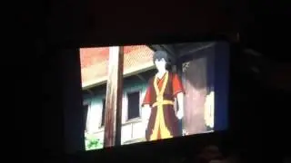 Sokka got spit out from appa.