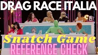 SNATCH GAME - Drag Race Italia S3E6 - Reference Check