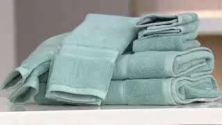 Wamsutta 6- Piece 100% PimaCott Towel Set on QVC