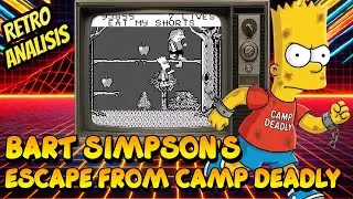 🛶 Retro An&aacute;lisis de BART SIMPSON'S ESCAPE FROM CAMP DEADLY para Game Boy en menos de 5 minutos