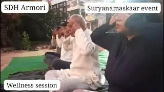 Suryanamaskar event at Armori SDH vicinity