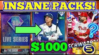 $1000 FLASH SALE PACK OPENING!!! BEST PACKS IN MLB THE SHOW 24!