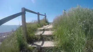 Walk from South Landing Beach to Flamborough Head Lighthouse Yorkshire500