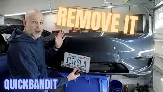 BEST Front License Plate Bracket for Any Tesla - QuickBandit