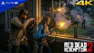 The Most Brutal Attack on the Gang 😱 - RDR2 PS5 4K