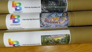 Представляем три потрясающих набора для рисования пейзажей по номерам от Ledgebay!