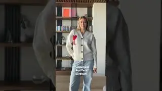 Unpacking Ami Paris Cardigan #amiparis #amipariscardigan #amiparisunpacking
