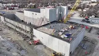 December 17, 2025: Drone video of Sapulpa High School, PAC, Athletics Expansion construction