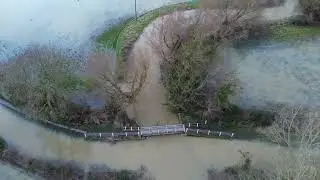 Hinxton Tour and Floods 2