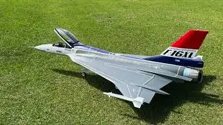 My Friend Collier Yarish's Gorgeous 1:6 scale F-16XL Turbine with Drag Chute.