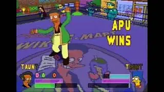 The Simpsons Wrestling [PS1, 2001]: Licensed Video Games #040