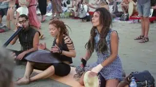 HANG MUSIC IN ARAMBOL BEACH, NORTH GOA. ХАНГ В АРАМБОЛЕ, ГОА, ИНДИЯ.