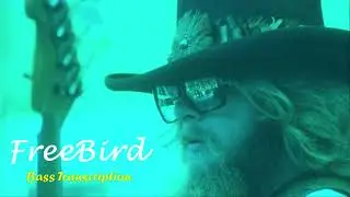 How to Play Free Bird on Bass-Full Bass Tab & Notation-Lynyrd Skynyrd