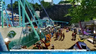 Planet Coaster 2 - Steam Train (front bumper) - 7 Stations - 14 Trains - The Promised Land