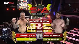 Shock N Awe 38 - Joseph Oliver vs Brinley Reeve U155lbs Amateur MMA
