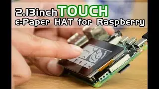 Waveshare 2.13inch Touch E-Paper Display For Raspberry Pi,250&times;122 Pixels, Black/White, SPI Interface