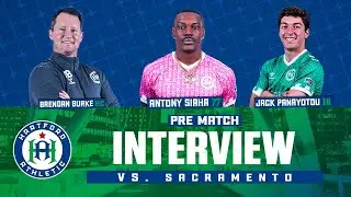 Pre Match Interviews 🎤 | Hartford Athletic 🆚 Sacramento Republic FC | USL Championship