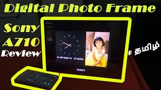 Review of DPF-D710 7-inch LCD Digital frame l Photo Frame I slideshow | #sony #photoframe