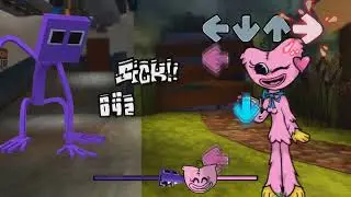 Rainbow Friends FNF mod Purple VS Kissy Missy Friday Night Funkin Mod Roblox