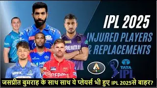 IPL 2025 Injury Updates: Full List of Injured Players and Replacements | Amj4You