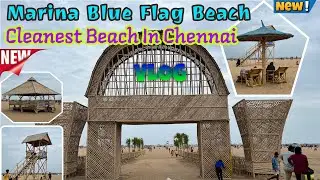 Marina Blue Flag Beach Chennai | Blue Flag Beach In Chennai #blueflagbeach #chennai #marina