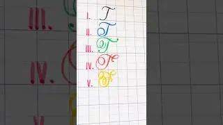 How to write the letter T /  Different types of letter T / Handwriting / Calligraphy/ A to Z #atoz