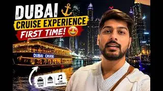 First time in Dubai!! My First cruise experience in Dubai, Skyline, Dinner and Vibes. Travel!