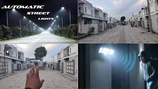 Finally Luxery Society Me Automatic Street Lights💡Lga Di || Location At Salasar Balaji