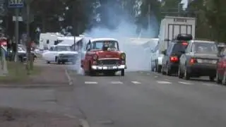 Blown prostreet 55 chevy burnout