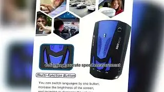 High Quality V7 Car Speed Auto Radar Detector Electronic Dog radar Speed Measuring Instrument