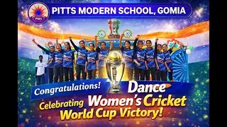77th Republic Day || Celebrating Women's World Cup Victory || Pitts Modern School, Gomia