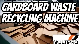Revolutionary Cardboard Waste Recycling Machine Unleashed