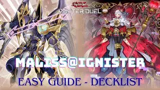 MALISS@IGNISTER BEST DECK| Easy guide & Deck profile & Ranked Duels | Yu-Gi-Oh! Master Duel