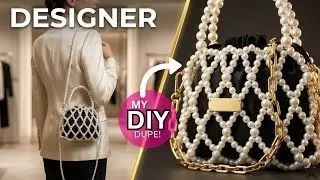 The Secret to Professional Beaded Bags (No-Knot Method) #diy
