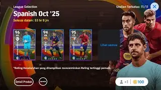GACHA LEAGUE SELECTION SPANISH EFOOTBALL 2026 MOBILE