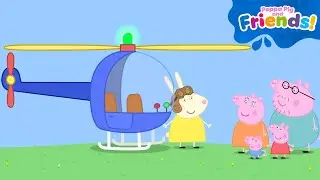 Peppa Pig DRIVES Miss Rabbit&rsquo;s Helicopter 🚁 | Peppa & Friends | Full Episodes | Cartoon | 1 Hour