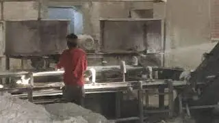Insulation bricks making.9414210992