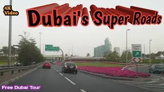 While Driving In Dubai / Dubai Road Trip 2022 / Dubai Driving videos / Driving On Al Khail Road /
