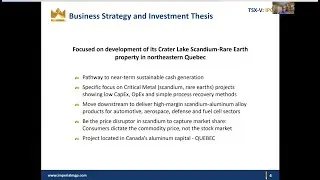 Imperial Mining (TSX.V: IPG) Investor Webinar November 2020