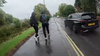 6.35 mile (10.22k) pov run around sinfin and sunny hill in rain 🌧️ (highlights)