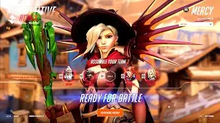 Overwatch 2 | I might guess someone was really mad.. 💀 | Mercy Witch Gameplay